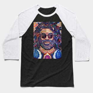 Captain Trips Psychedelic Rock Portrait Baseball T-Shirt